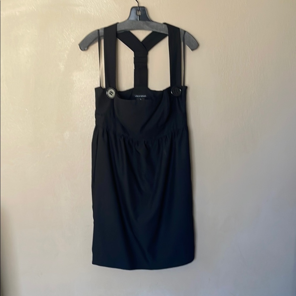Laila Azhar Black Dress with Button Details